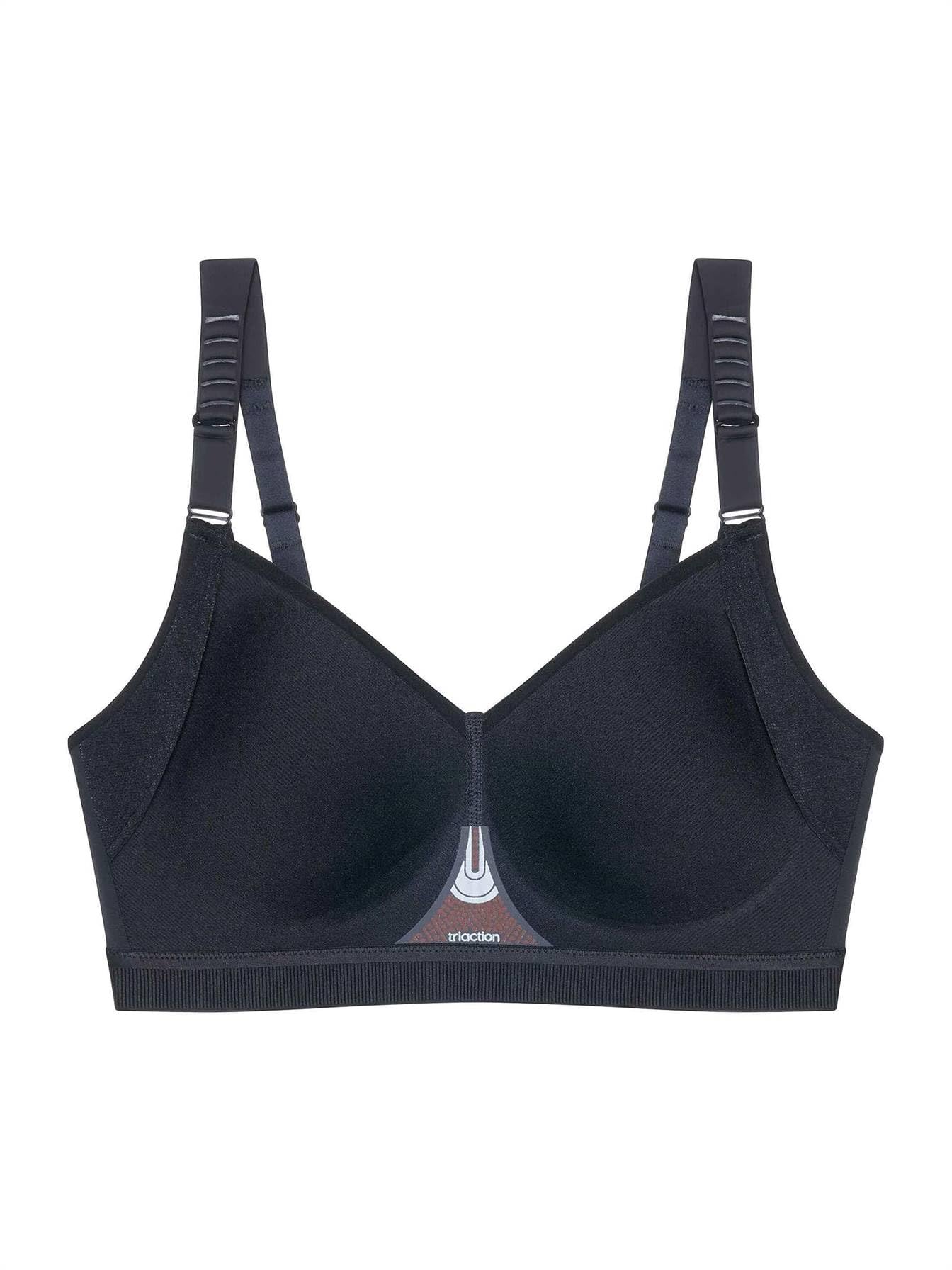Triumph Donna Triaction Gravity Lite P Ex, Sports Bra, Black, 4B-image