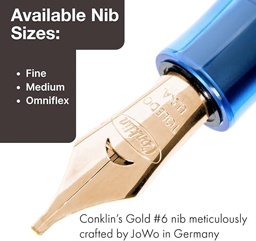 Miniatura 9 de Conklin All American Black MatteRosegold Limited Edition 898 - Pluma estilográfica - B