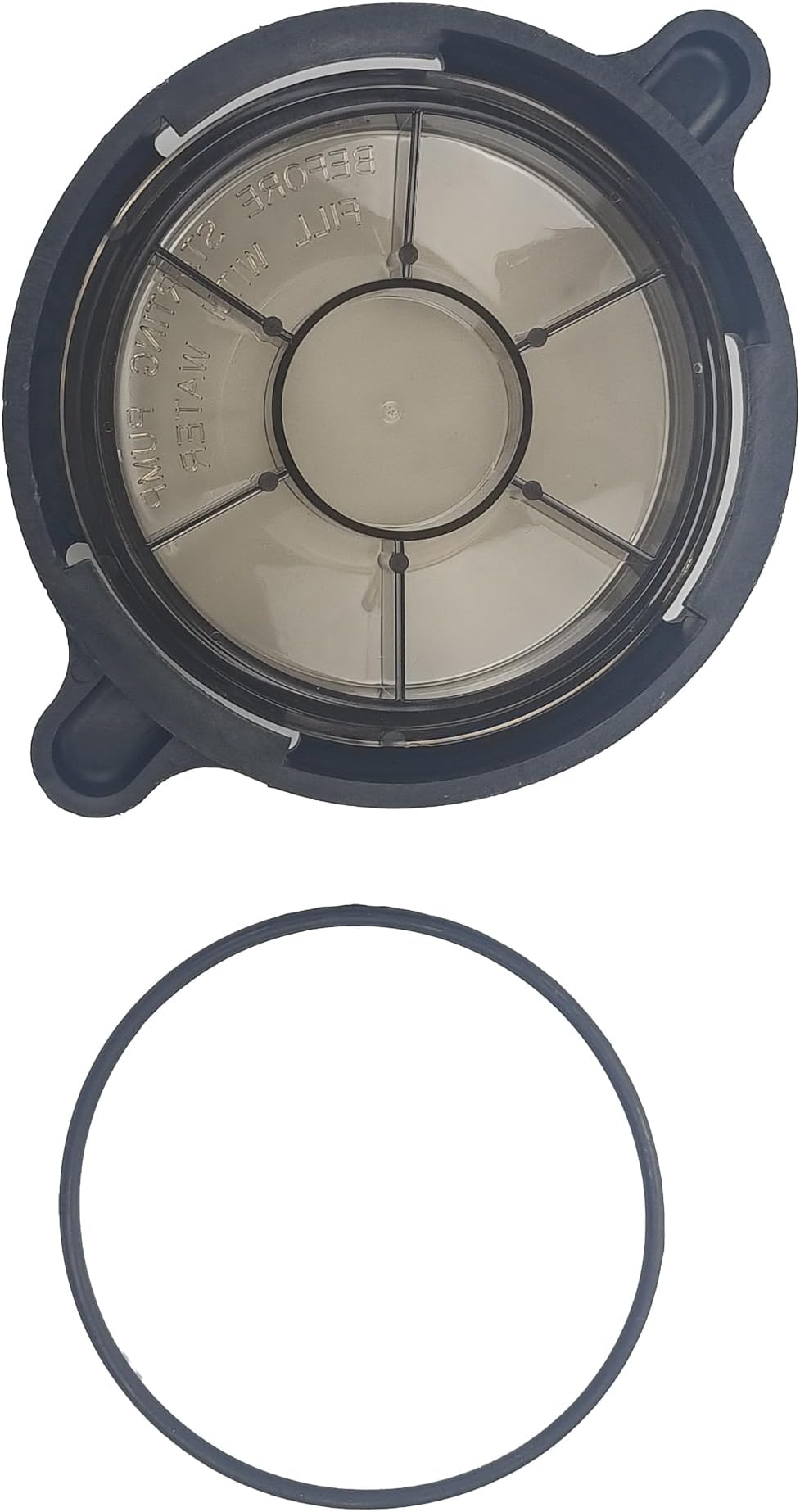 Pool Pump Basket Cover & O-Ring Kit for Splapool Pureline Deluxe Pumps, Fits Above-Ground & In-Ground Pools, Replaces PO12728CR 16578 647252772 47252772 AC81361 NEP2134