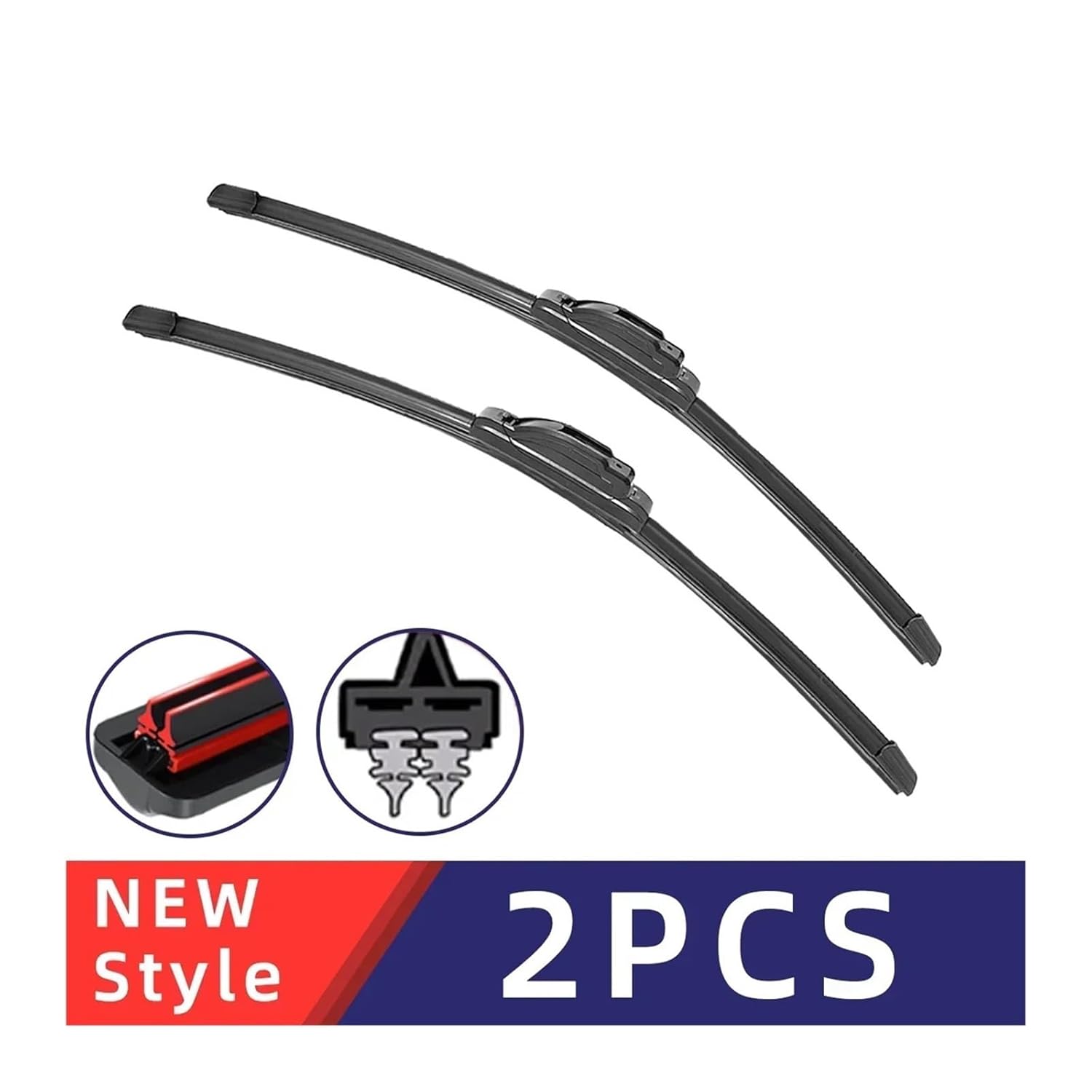 Fit for Front Windshield Wiper - Multifunctional Double Rubber Strip for GD GG GV GH GR GJ GP VA Models(A,GD GG (2000-2007))