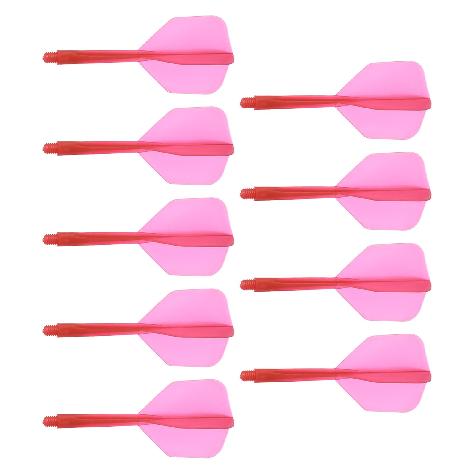 M METERXITY 9 Pack Integrated Dart Shaft and Flights-Screw In-one Dart Flight, Plastic Anti Break