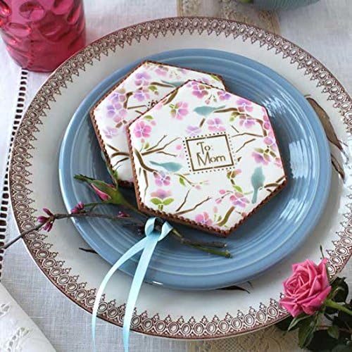 Cookie Stencils by Julia Usher | To Mom | Prettier Plaques 5 Stencil Set