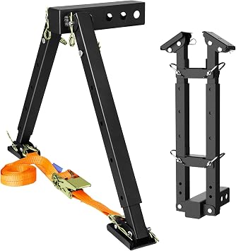 Hitch Mount Stabilizer Series Steel Receiver Hitch Stand RV 5TH Wheel Accessories Universal Fit 2" Receiver Help to Reduce Shaking16.7-29.7 inch