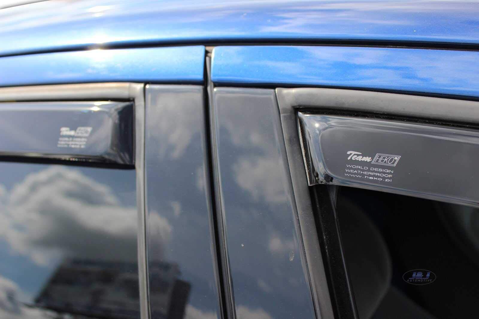 Zyxel Wind Kit 4 Deflettori Aria ISPEED Per Nissan X-Trail T32 2013-2021, Tinteggiati Scuri, Antivent Deflettori Antivento Ispeed T32