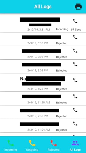 Call Log Exporter PDF