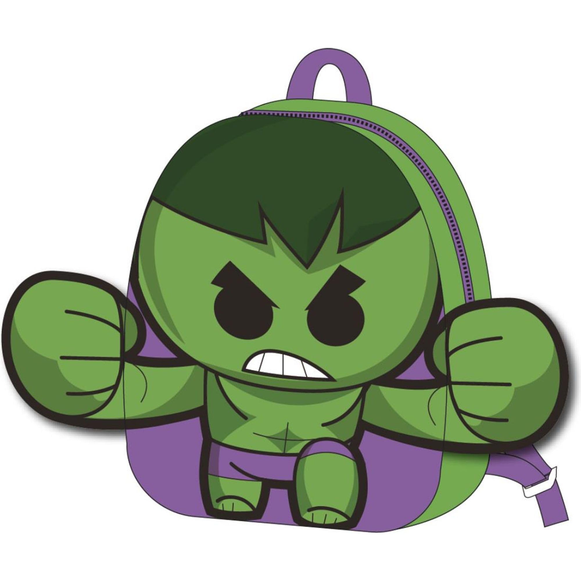 Cerda Unisex Kids Vert Children's Backpack Marvel Hulk Plush