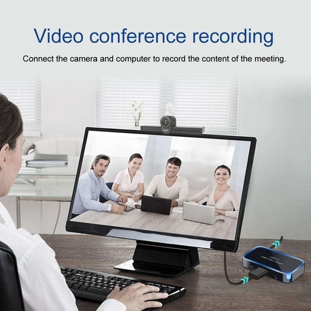 HD-Videoaufnahme LLD CK200 1080P HDMI + Mikrofon auf HDMI + Audio + USB 3.0 HD-Video-Capture-Kartengerät, Unterstützung UVC/UAC/MAC HD-Video-Capture-Kartenausrüstung