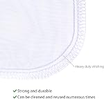 ALEGI Media Filter Bag Aquarium Extra Fine,Reusable 180 Micron Drawstring Mesh Filter Bags for Very Fine Resins Filter (7.5"*3.6" (3 Pack))
