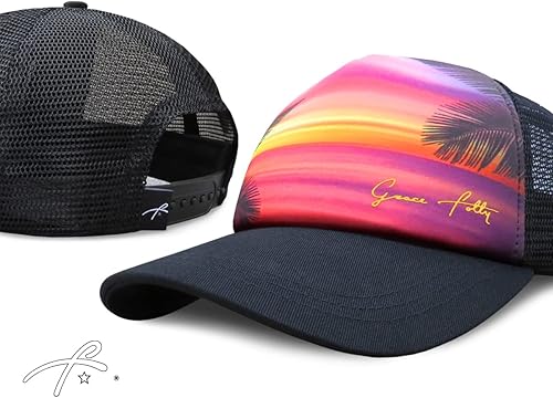 Miniatura 5 de Grace Folly Gorra de béisbol de malla Snapback para hombre o mujer