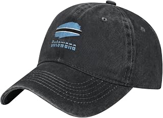 Funny Text Botswana Flag Washed Denim Baseball Cap Vintage Casquette Ponytail Dad Hat Adjustable Adults Cowboy Caps Black Trucker Hats