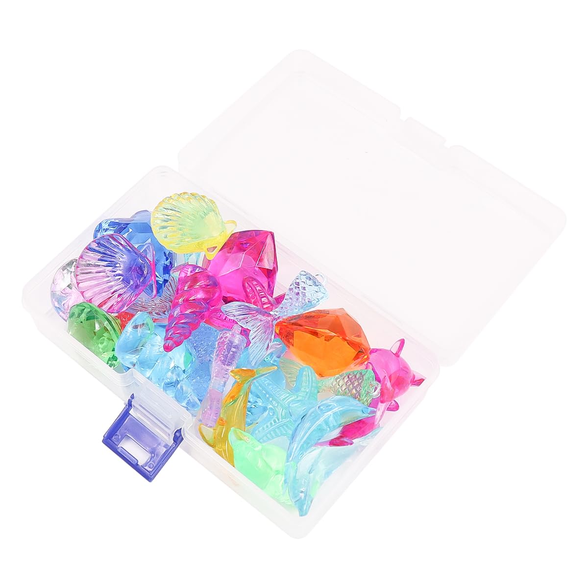 Ieron 26pcs Pool Diving Gems Summer Swimming Diving Ocean Theme Gems Set For Boys Girls Underwater Swimming Diving Throwing Sea Animal Gems - Image 2
