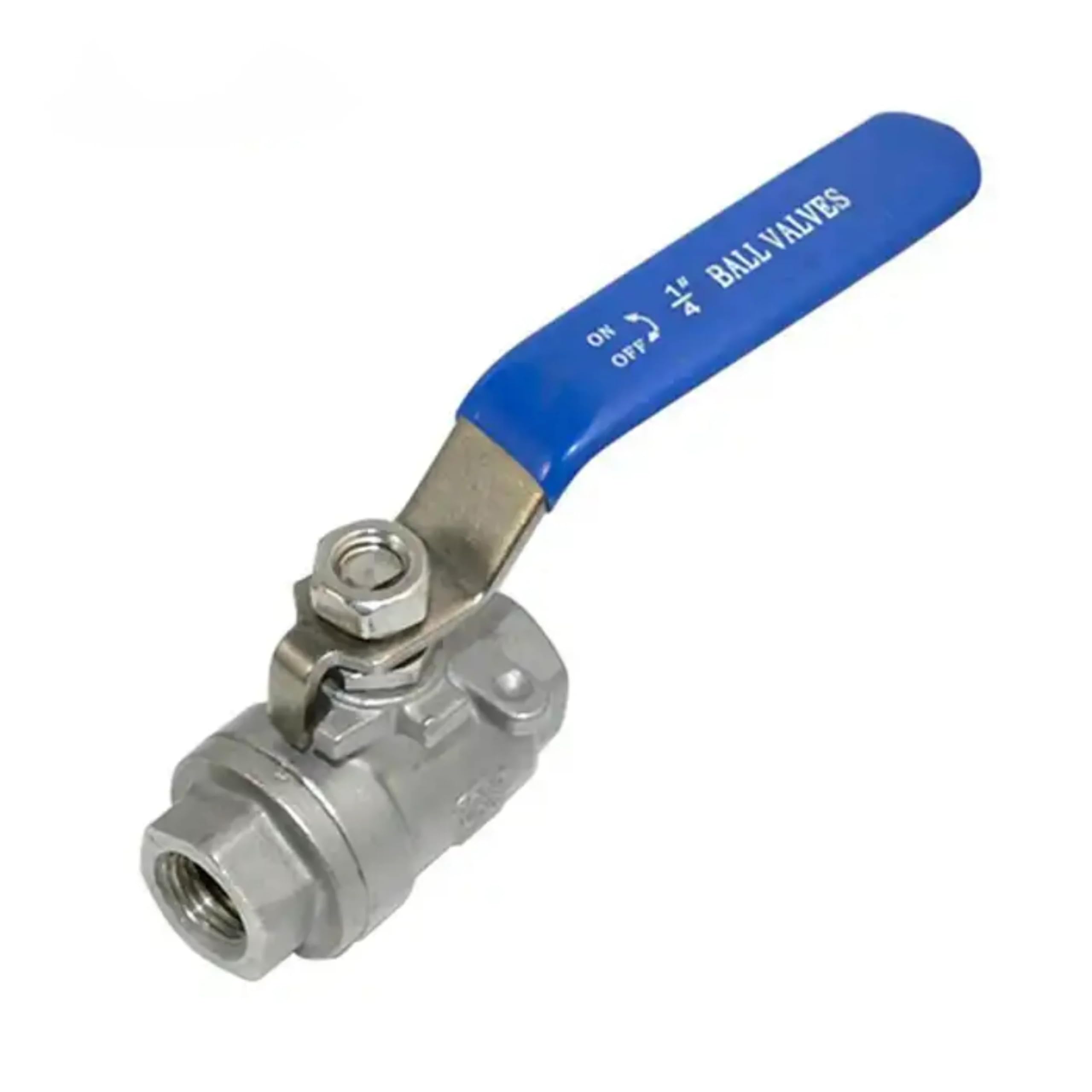 Vanne à 4 voies en acier inoxydable 304 durable à filetage femelle