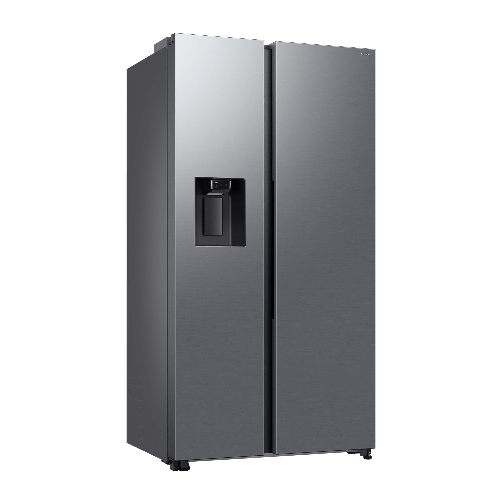 Samsung RS70F66KBTEF Side-by-Side Kühl-Gefrierkombination, AI Kühlschrank mit Gefrierfach, 178 cm, 634 l, Eis-/Wasserspender mit Festwasseranschluss, AI Energy Mode, Twin Cooling+, Edelstahl Look