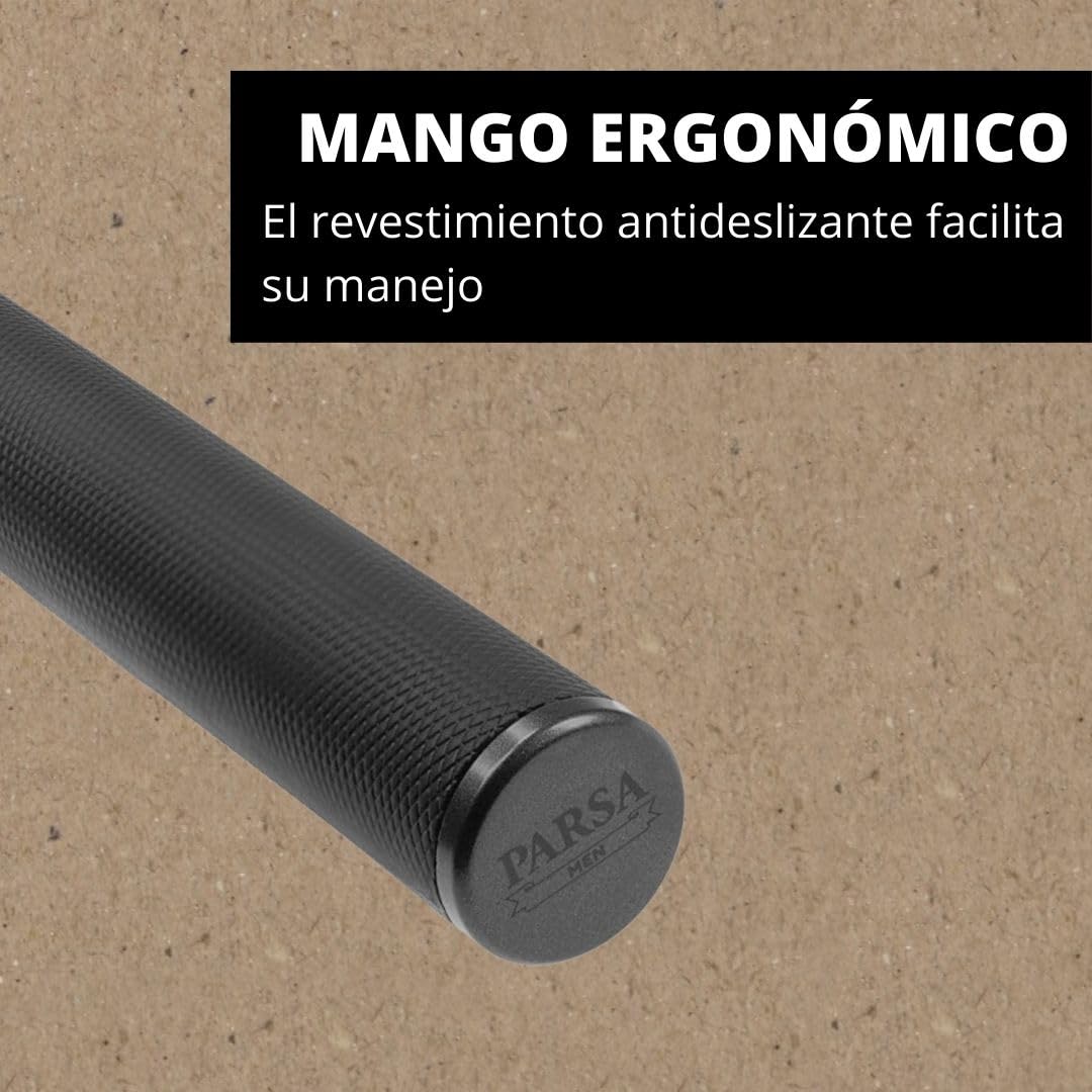 PARSA Men Cepillo Secador para Estilizado Máximo con Pins Antiestáticos, Ideal para Todos los Tipos de Cabello y Longitudes, Cepillo para Hombre
