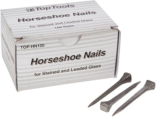 Top Tools - Clavos de herradura de acero de 2 pulgadas, caja de 100 unidades