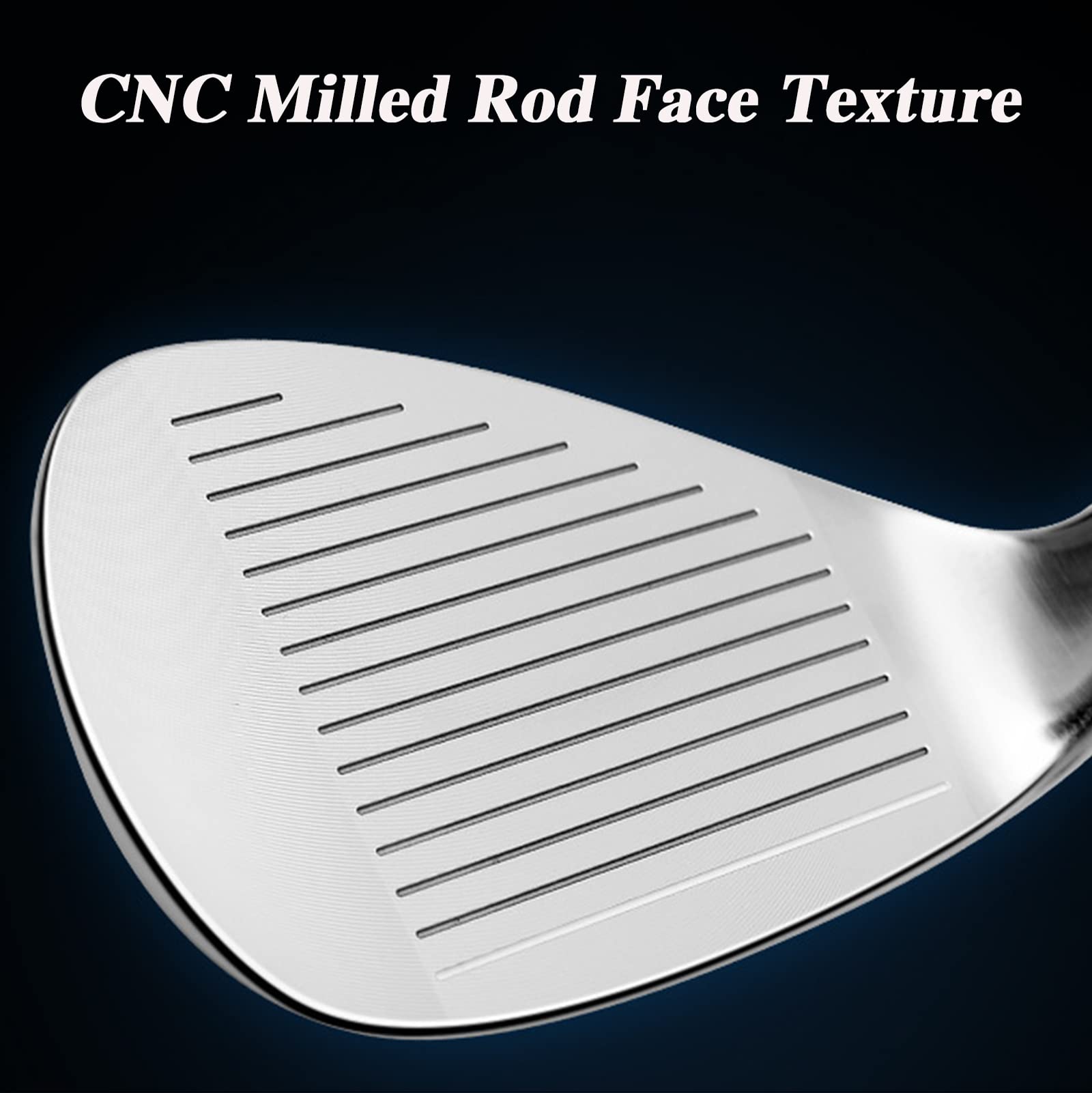 Golf Sand Wedge Club, 56/60-Grad-Golfkeile, Linke und rechte Hand, CNC-Textur, Edelstahl, Golfzubehör, tolles Golfgeschenk
