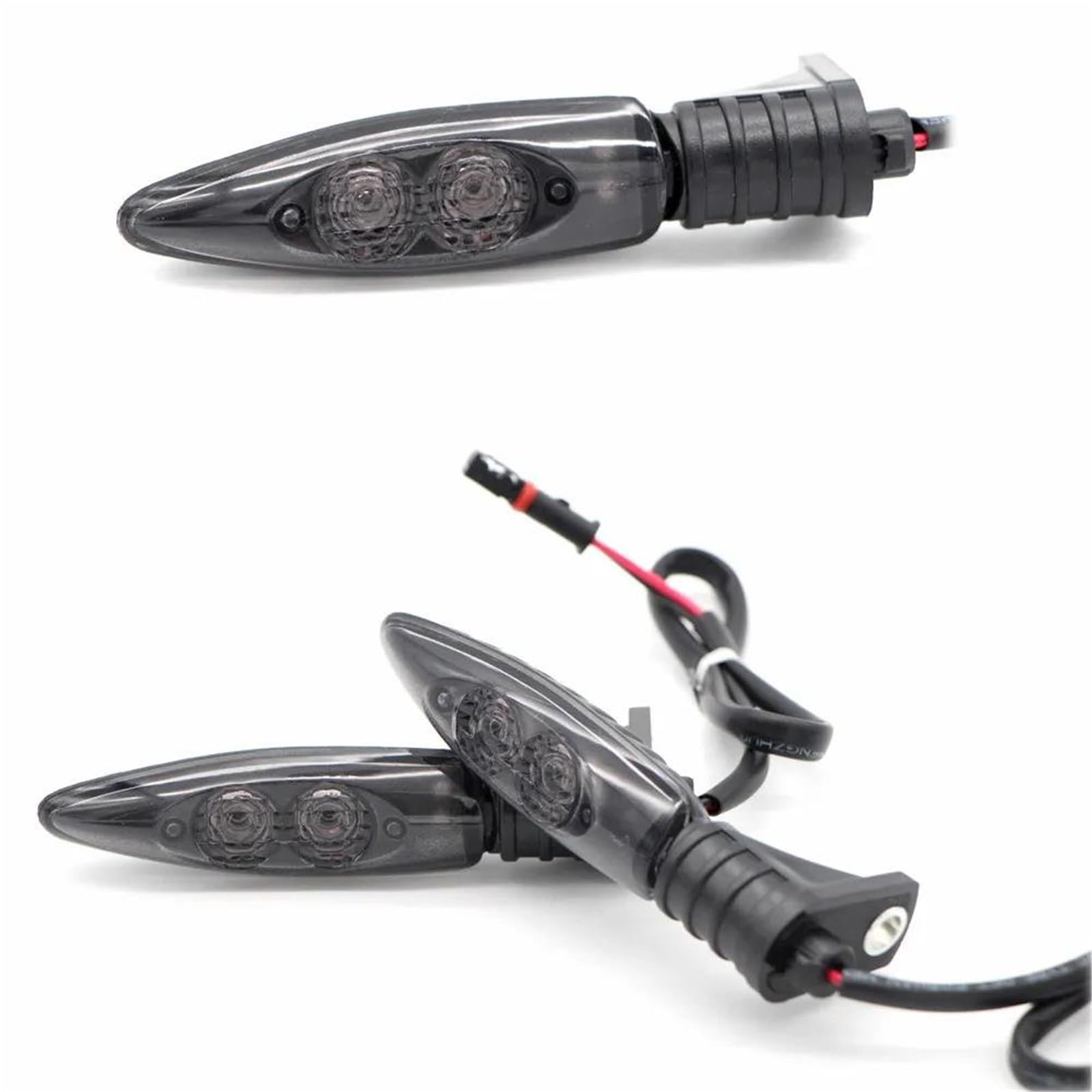 diurna Indicatori Luce di posizione Indicatore Di Direzione Per Moto Per BMW C600GT C650 Sport C Evolution K1300R K1300S R1200GS ADV R1200R R1200RS(Nero)