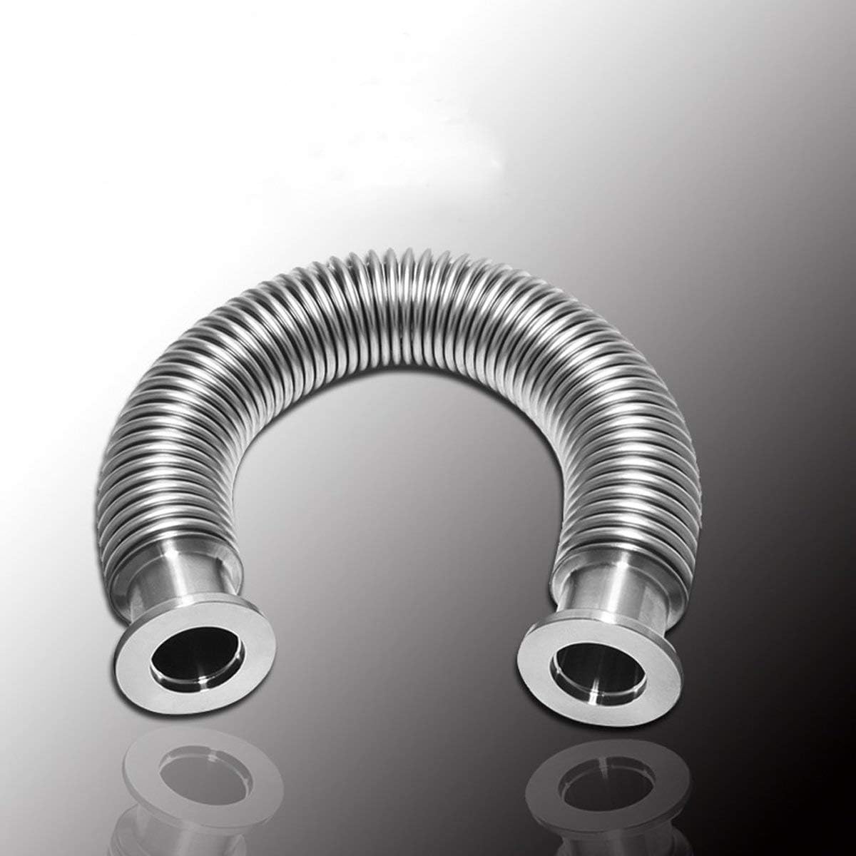 SHERICH KF-25 Vacuum Corrugated Bellows Pipe Tube Metal Bellows Hose Fit for ISO-KF Flange Size NW-25 (500mm/19.68 inch) : Industrial & Scientific