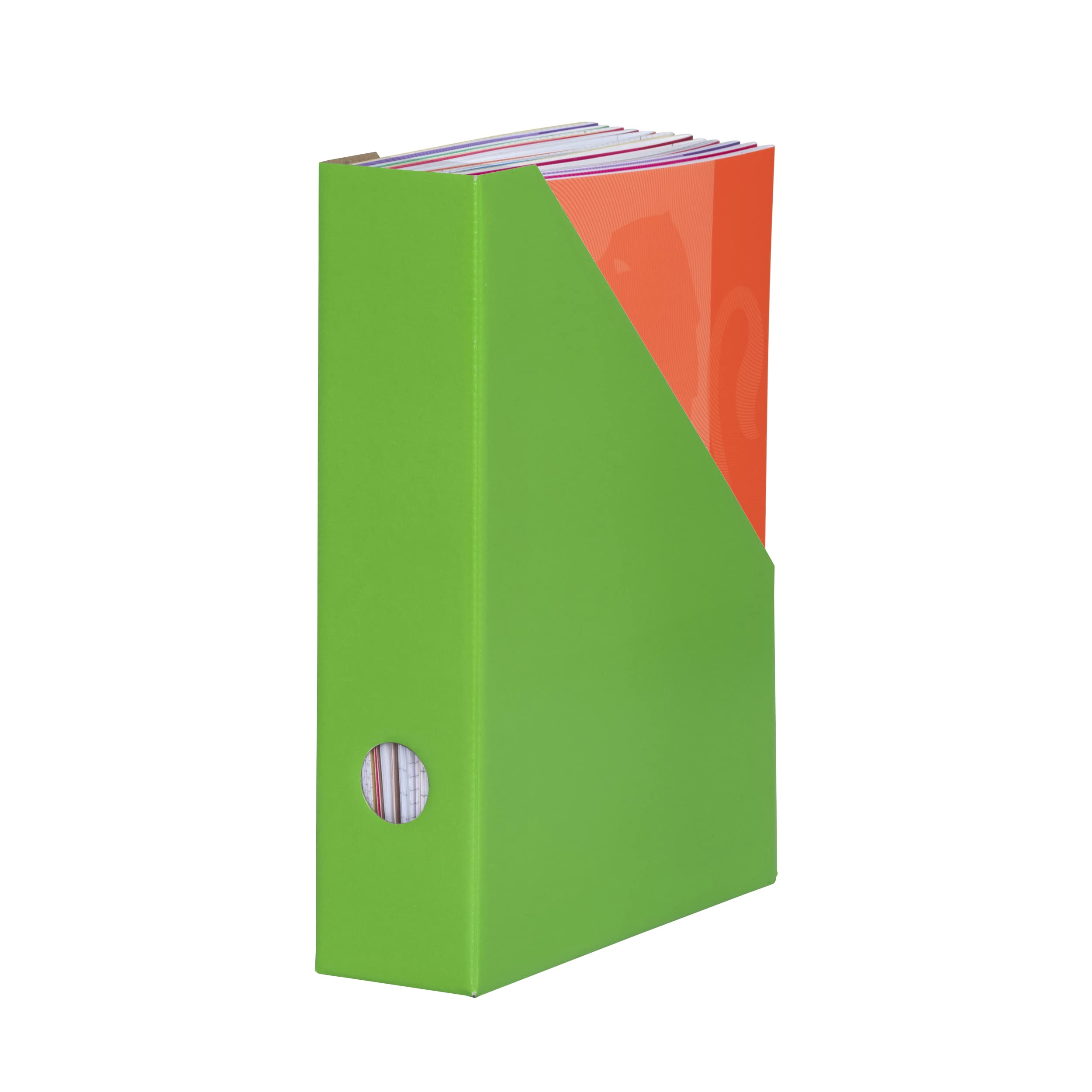 Portariviste Landr&eacute; In Cartone | 5 Pezzi Bianchi Per A4 | Organizzazione Ufficio E Casa