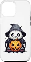 Vista 25 de iPhone 16 Panda Halloween Panda Lover Panda Pumpkin Halloween Case