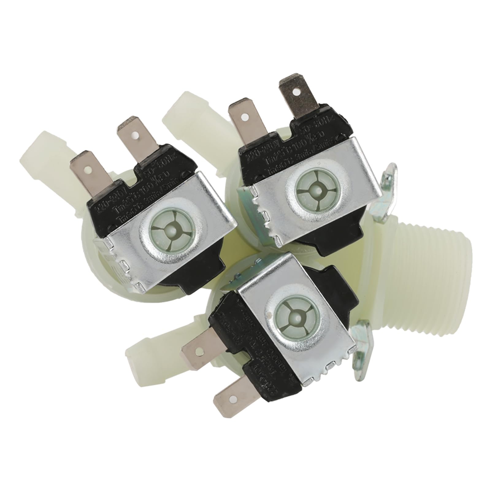 230V 3 Voies Solénoïde 3 Voies Entrée D'eau N/C Normal fermé électrovanne électrique Ac 220V G3/4,electrovanne 3 voies