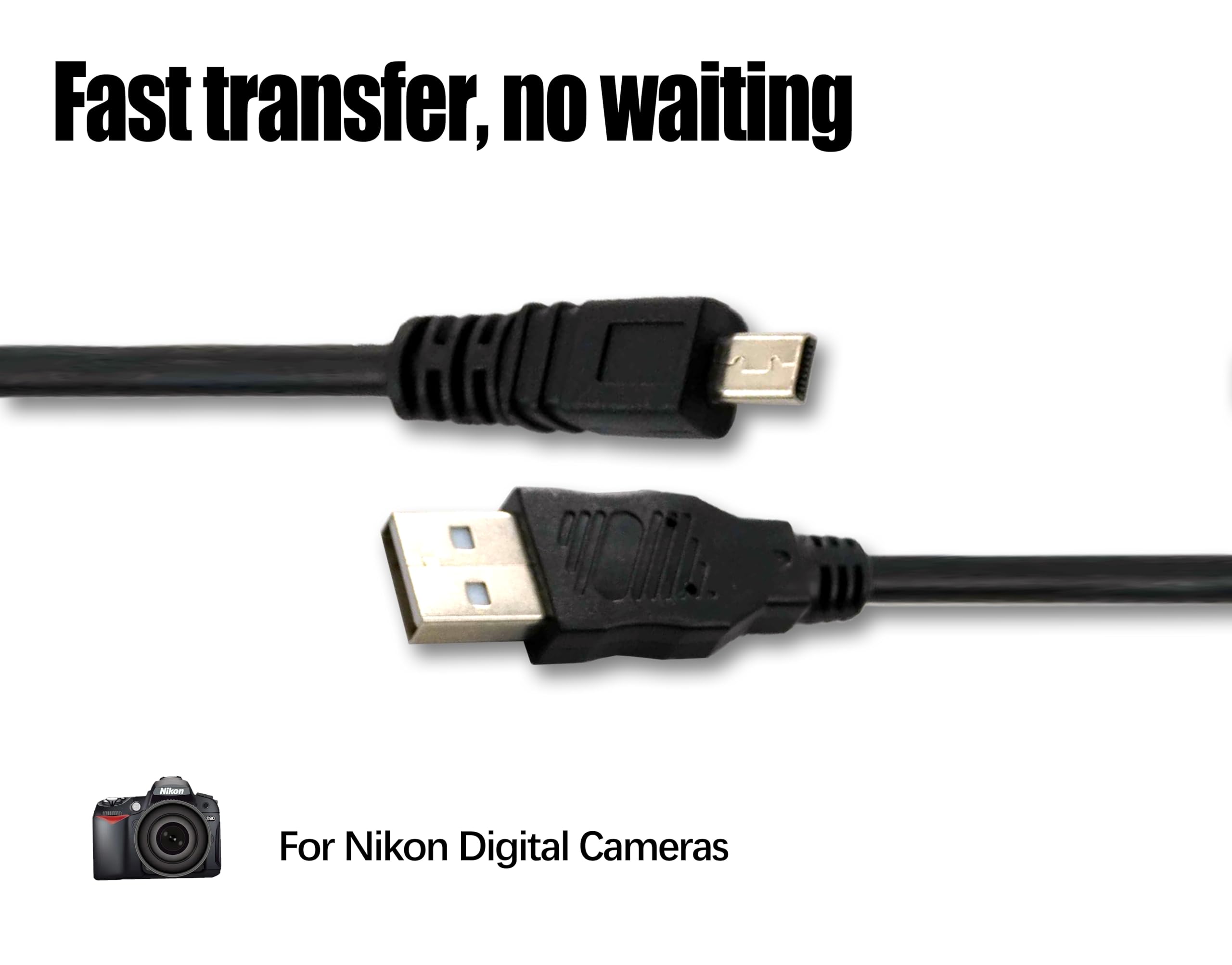 Amazon.co.jp: 交換用USBカメラ転送データ充電器充電ケーブルコード