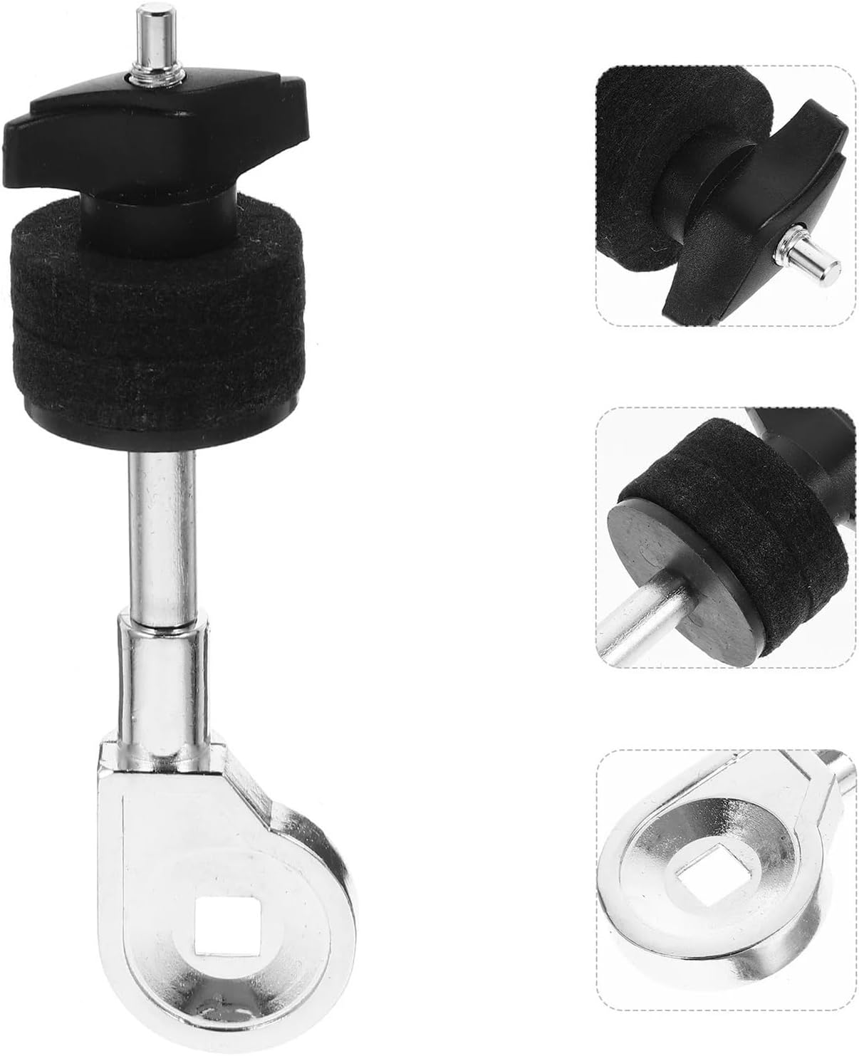 Cymbal Stacker Cymbal Stacker Attachment Short Mini-Arm Stand For Drum And Percussion Hardware for Drum