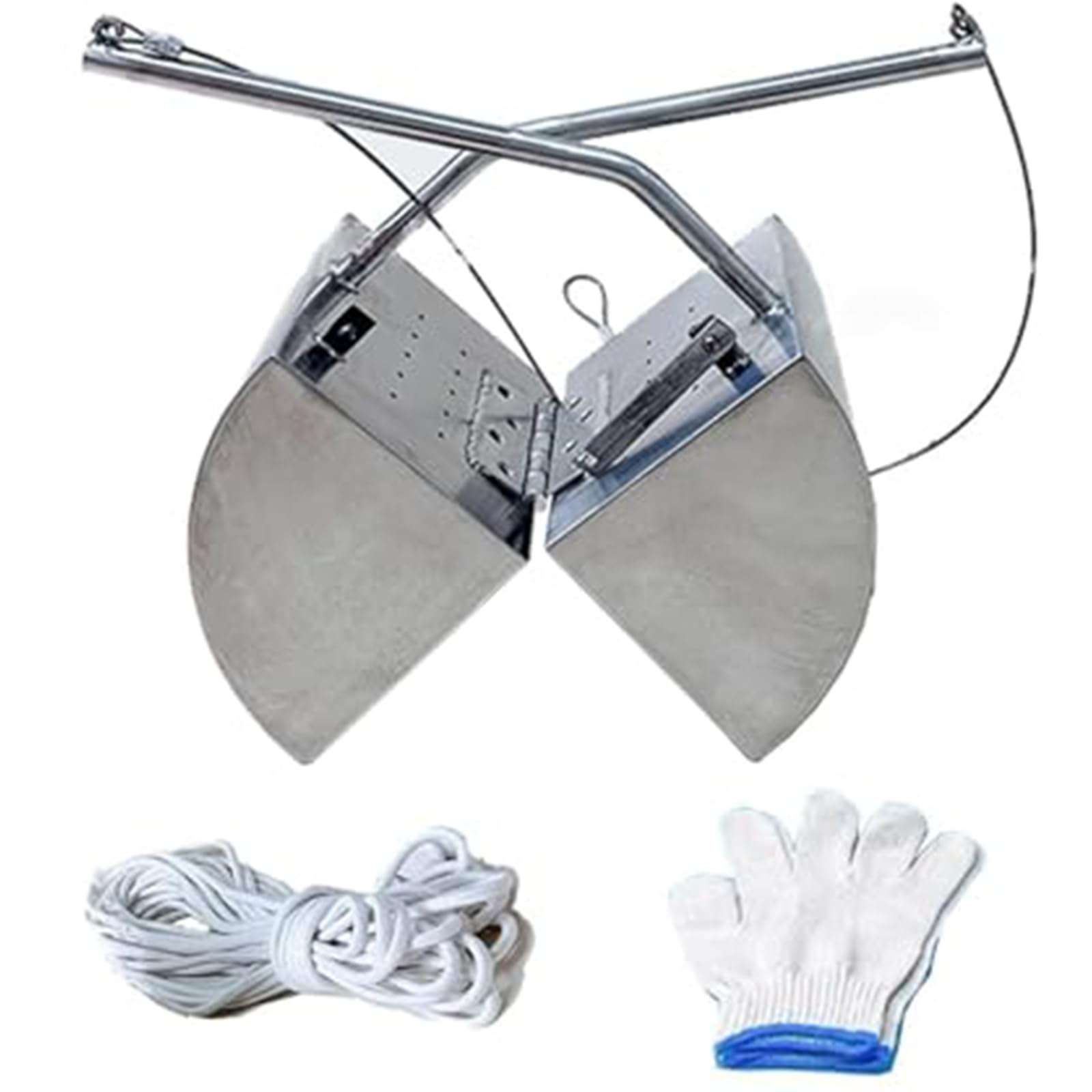 MRVAKDYDI Bottom Mud Grab for Collecting Silt, Stainless Steel Sludge Sampler Tool 5L 3L(5L)
