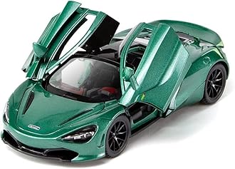 1:32 Diecast Car Model MCLAREN 720s Alloy Toy Car Pull Back with Light and Sound Toy Vehicle for Girls Boys Adults Gift (MCLAREN Green)