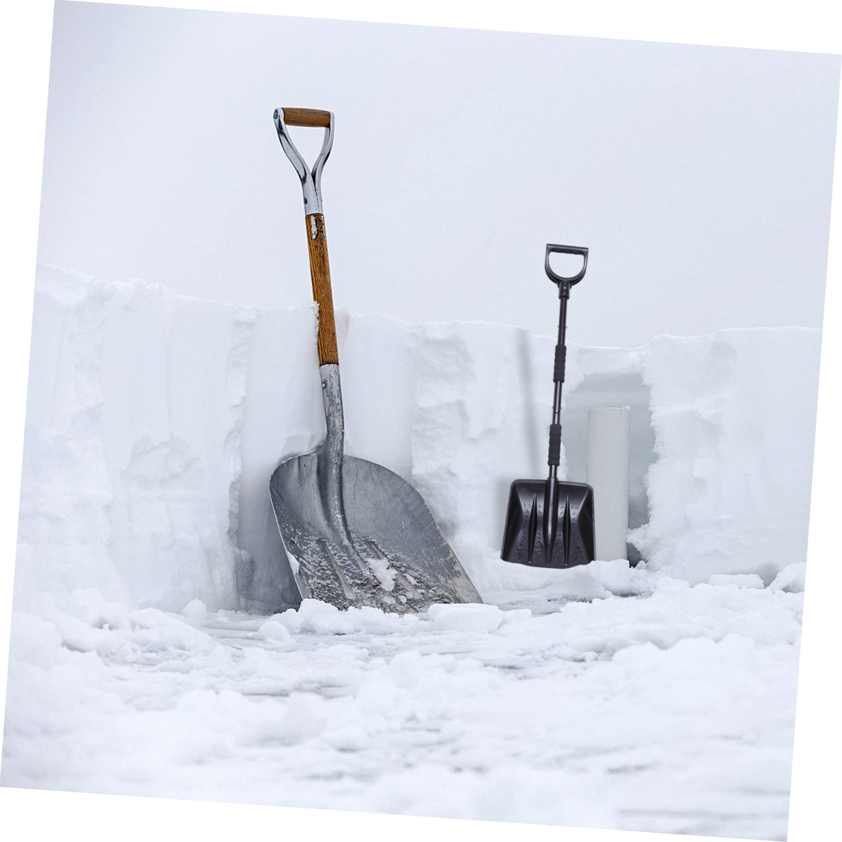 Kisangel Pala per Neve Auto Raschiaghiaccio Spazzola per Neve Rimozione Auto Raschietto Ghiaccio Spazzola per Pala