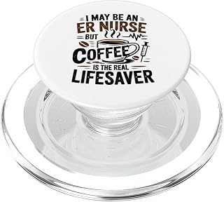 Emergency Room ER Nurse Life Healthcare Hospital Nursing PopSockets PopGrip for MagSafe
