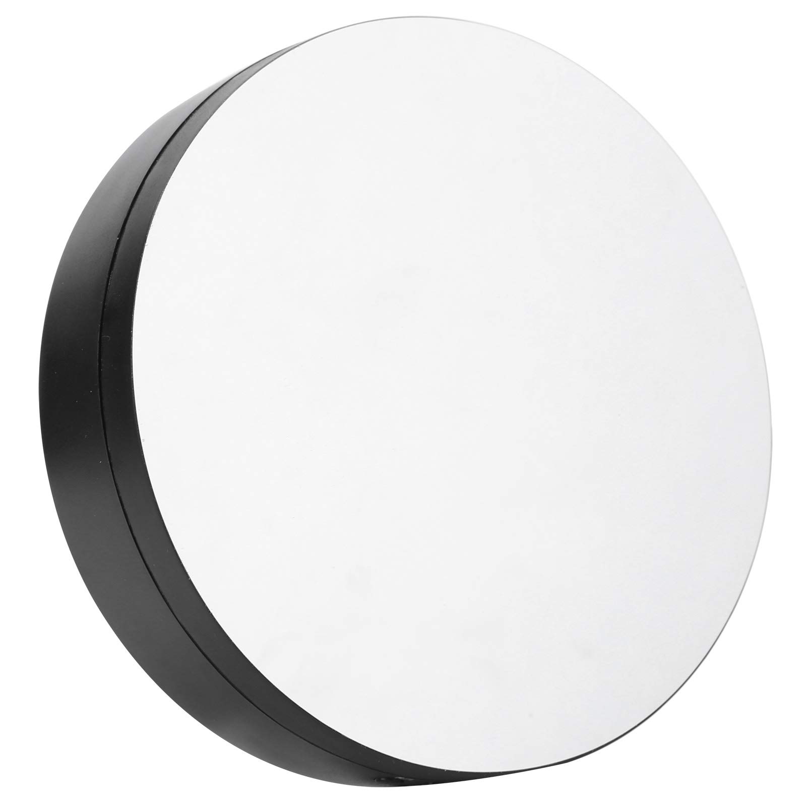 Présentoir rotatif électrique à 3 vitesses, plateau tournant avec surface miroir, rotation à 360 degrés pour bijoux, montres, cosmétiques, chargement USB et batterie (noir)