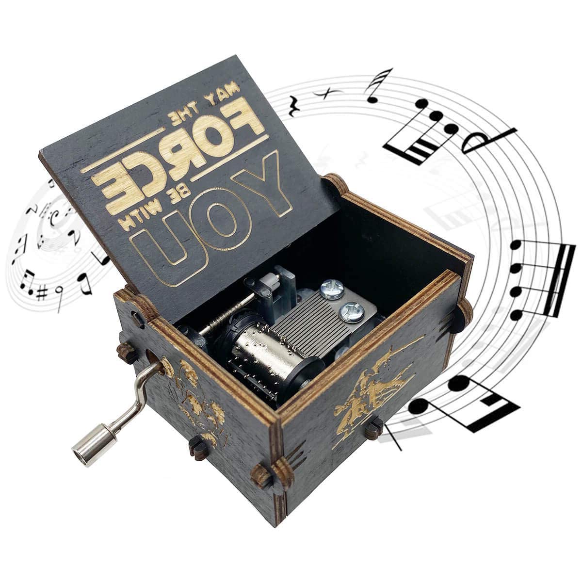 See full amazon price history chart for ELEPHANTBOAT® Wooden Vintage Star Wars Hand Crank Music Box Gift | May The Force Be with You Engraved for Kids Toy, Desk Decoration ELEPHANTBOAT® Wooden Vintage Star Wars Hand Crank Music Box Gift | May The Force Be with You Engraved for Kids Toy, Desk Decoration (B0BTMTLPJV) Amazon Price History, Amazon Price Tracker