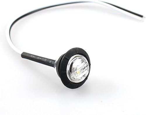 Miniatura 2 de paquete de 20 TMH - Lentes transparentes de montaje de 34 pulgadas luces LED LED rojas para marcador de bala luces LED laterales para remolque