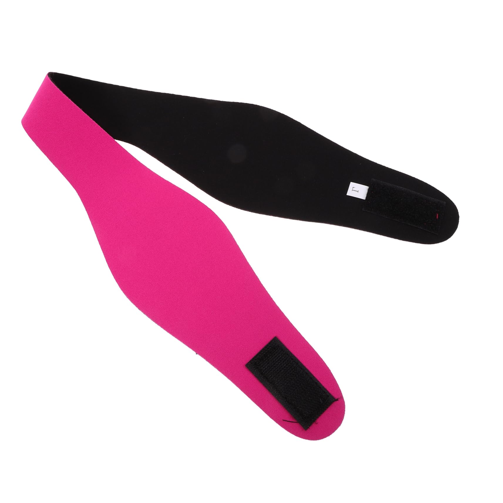 GOOHOCHY Swimming Ear Belt Headband Ear Muffs Swimming Bands Ear for Swimmers Ear Covers for Swimming Swim Turban Swim Band Shower Ear Covers Rosy Diving Fabric