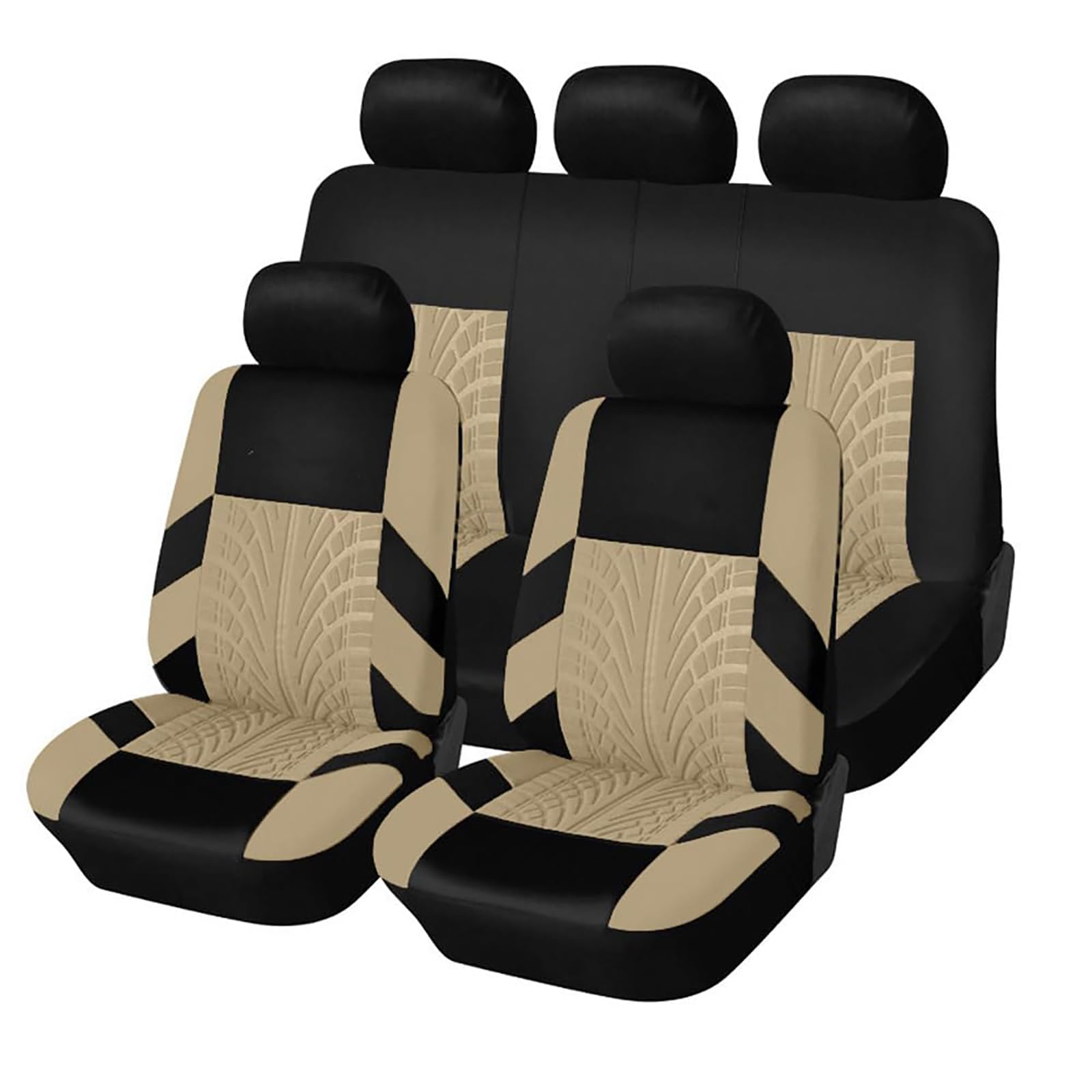 Coprisedili Auto Completi per Dacia Sandero 3/Stepway 3/Dacia Jogger 2021-2024 2025 2026 Set Foderine Anteriori e Posteriori Protezione Sedili, Coprisedili Auto Traspiranti Lavabili,D