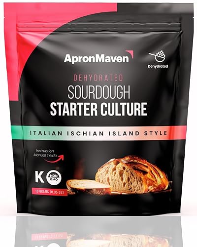 Miniatura 14 de Apron Maven Cultivo básico de masa madre de primera calidad, reliquia estilo San Francisco deshidratada con instrucciones de activación simples para