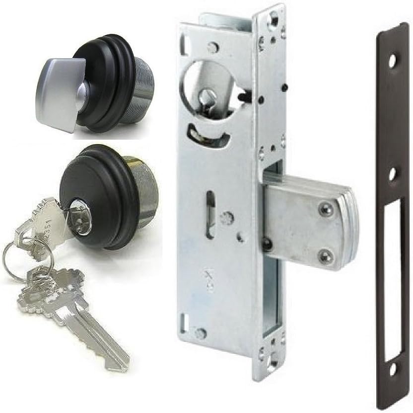 Pacific Doorware Storefront Door Mortise Lock Swing Deadbolt & Cylinder Combo, Adams Rite Cam (Duronotic, 31/32")
