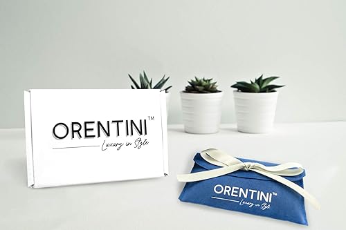 Miniatura 9 de ORENTINI 18K Gold or 925 Sterling Plated 6MM Flat Cuban Style Necklace Chain with Gift Box for Men and Woman, Boys and Girls