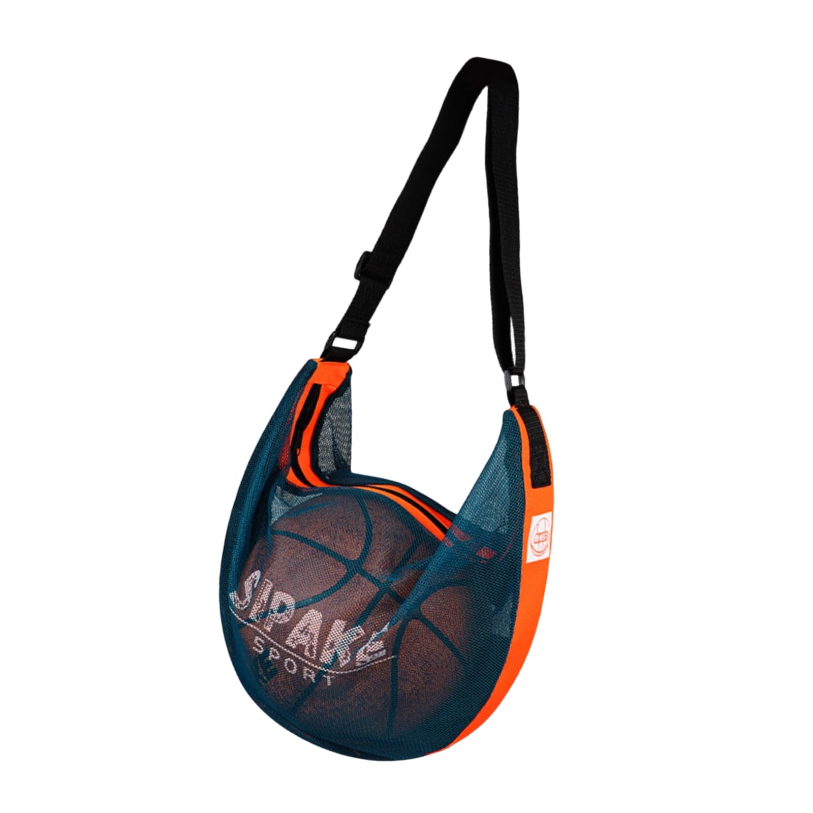 QIAOLIDA Basketball Carrying Bag With Multiple Compartment Adjustable Shoulder Strap Waterproof Nylon Crossbody Bag For Training