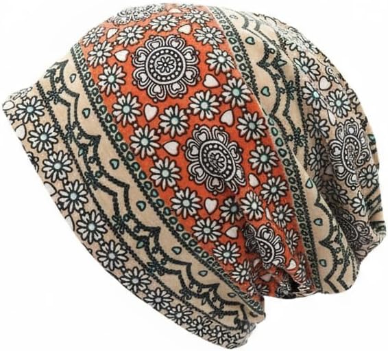 Cotton Slouchy Beanie Hip-Hop Soft Lightweight Running Beanie Adult Skull Hats Cap for Men Women(Coffee)