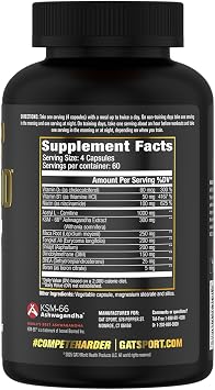 GAT SPORT Deep Wood Libido & Testosterone Booster