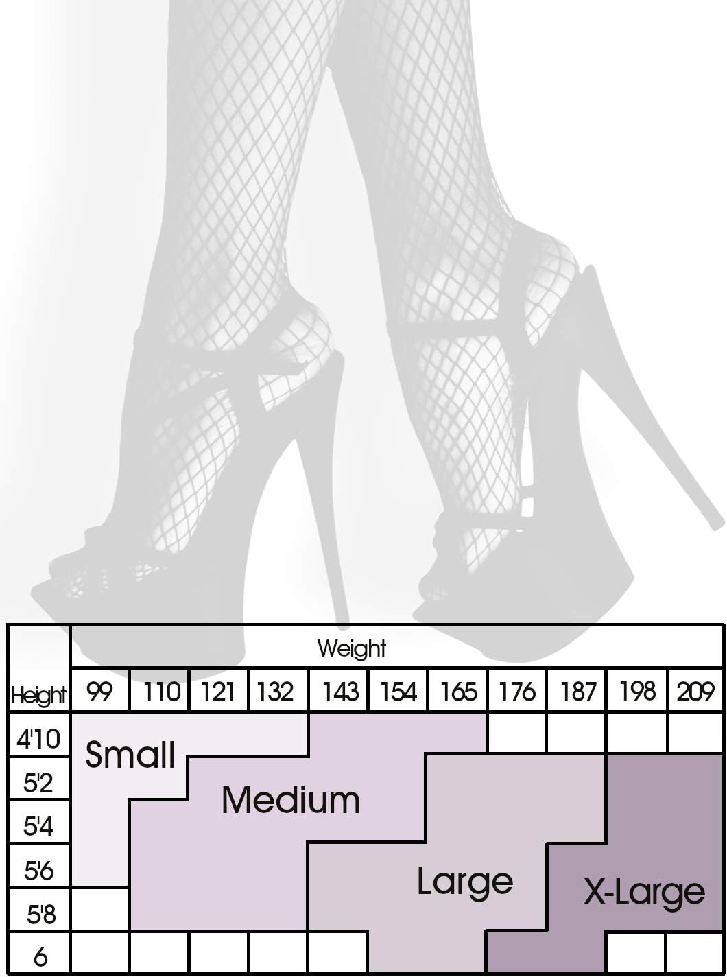 Mila Marutti Fishnet Thigh High Stockings for Women with Lace Top | Fish Net Lingerie Tights - Image 7
