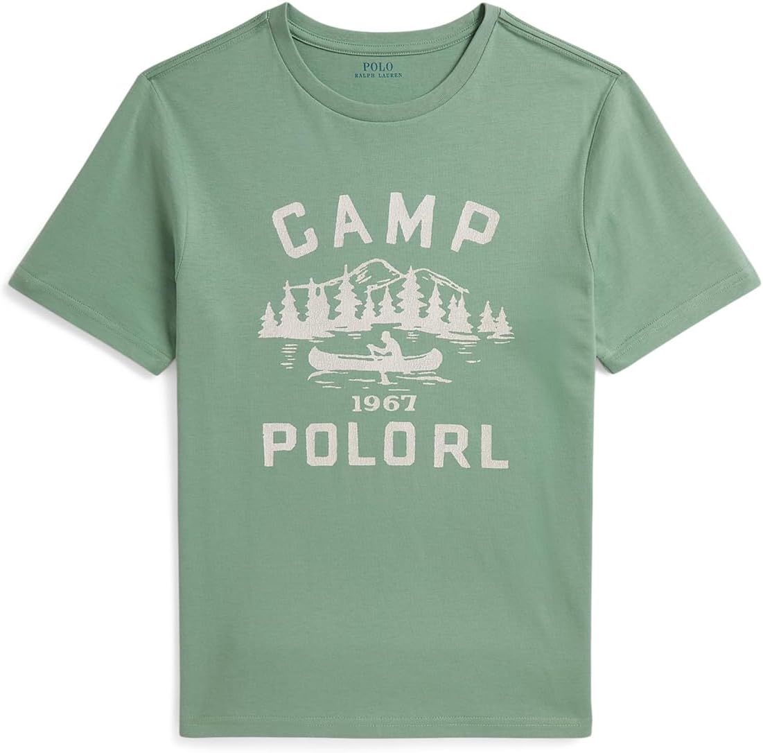 Polo Ralph Lauren Boys' Logo Cotton Jersey Graphic Tee (Big Kid)