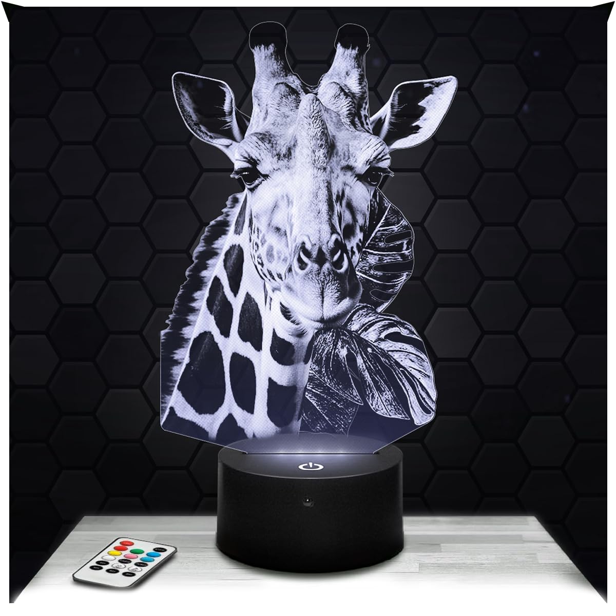 Lampephoto.fr - Giraffe 3D Lamp Decoration Wild Animal Africa, Gift idea for Men and Women Giraffe Object Adult Night Light Room Decor. Original Christmas, Gift idea for Men and Women, Gifts TOP