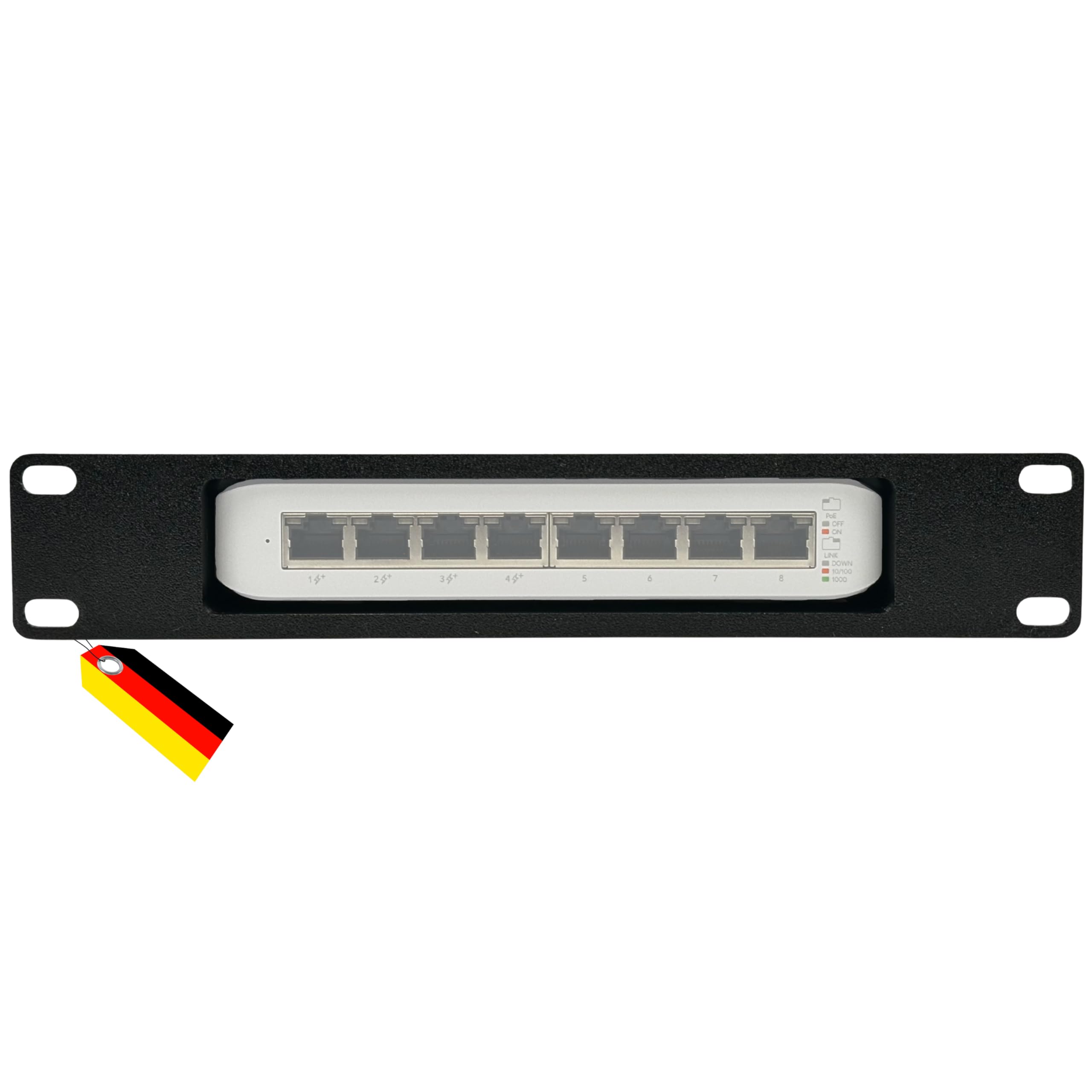 Support de montage en rack pour UniFi Switch Lite USW-Lite-8-POE, plastique, noir