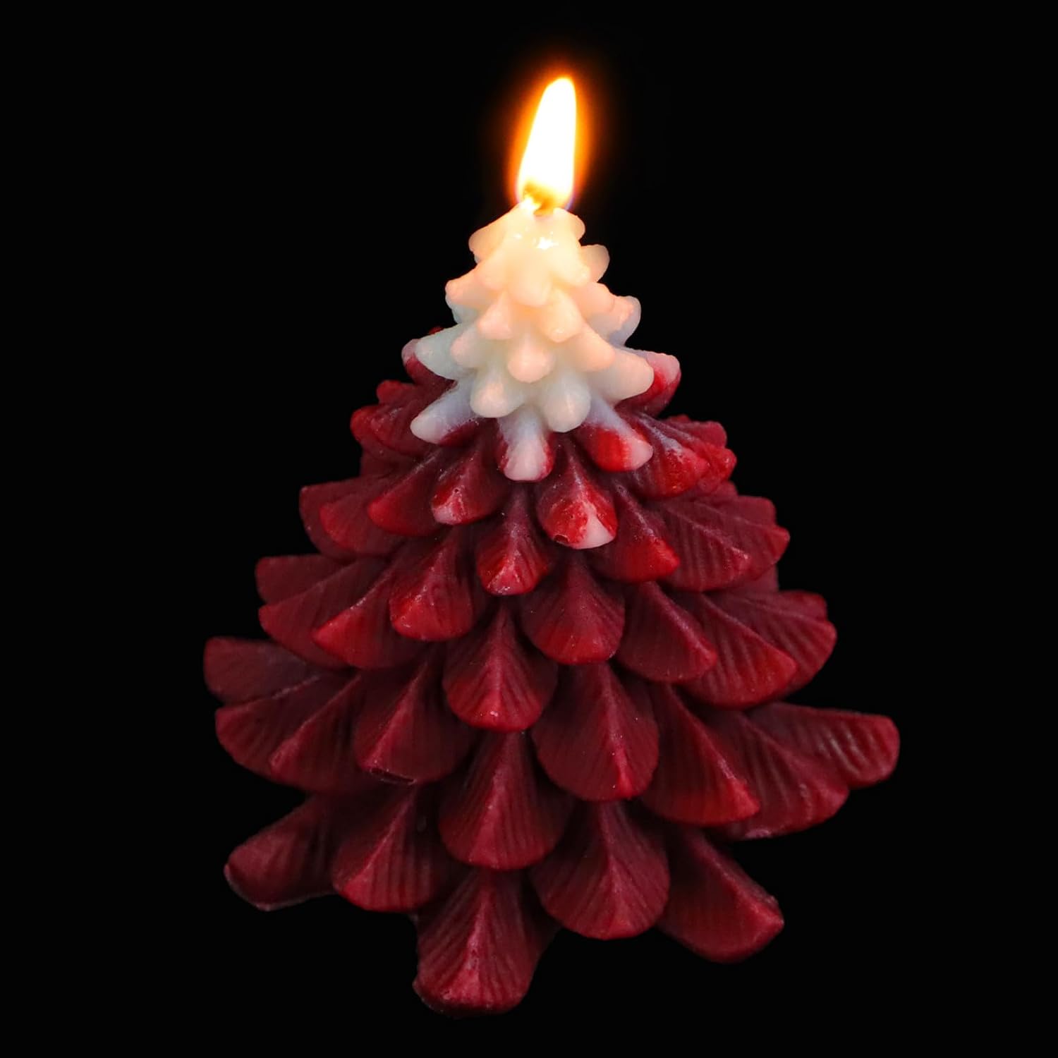 Christmas Tree Scented Candle Xmas Wax Chic Decor for Home