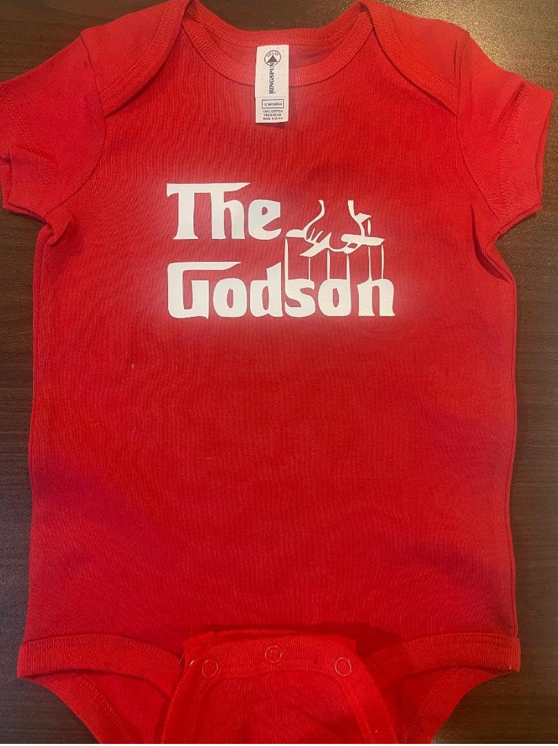Godson baby onesie ® infant one piece bodysuit Christening baptism clothes godchild shirt clothing