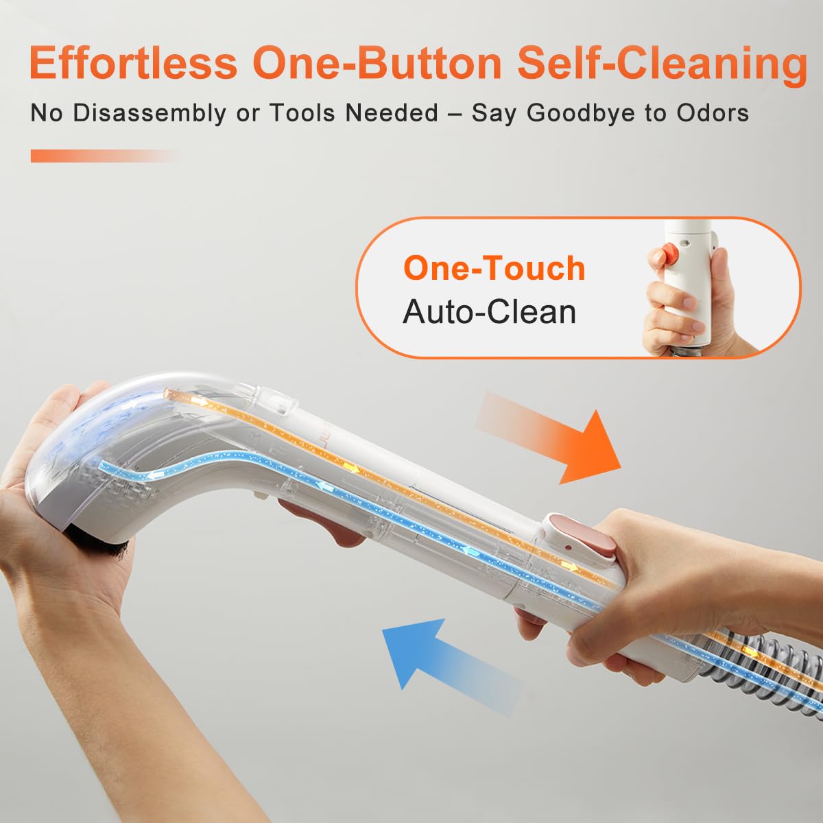 uwant Tête de brosse de rechange universelle de 8,9 cm de large, avec fonction autonettoyante pour moquette portable B100