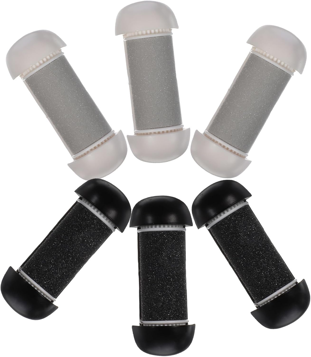 Replacement Roller Heads 6pcs for Electric Foot Grinder Callus